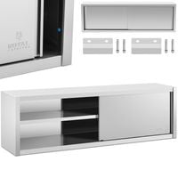 Szafa ścienna gastronomiczna z drzwiami przesuwanymi STAL 200 x 45 x 60 cm