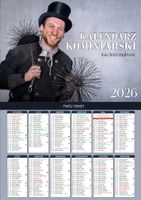 KALENDARZ kominiarski kalendarz kominiarza 2026 200 szt RÓŻNE WZORY