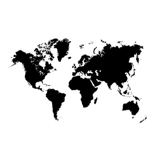 Naklejka Mapa Świata HD071 XXL na Arena.pl