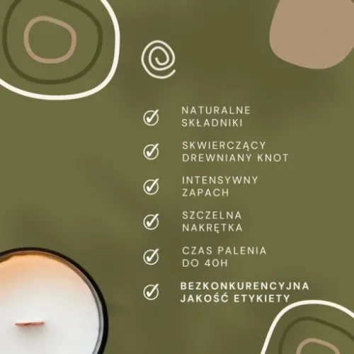 Personalizowana Świeca W Szkle Z Własnym Napisem - Upominek - Prezent 40h na Arena.pl