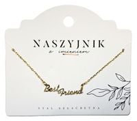 Naszyjnik z napisem Best Friend