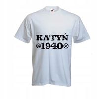 Koszulki PATRIOTYCZNE T-shirt nadruk KATYŃ 1940
