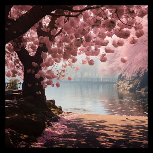 Plakat 40x40cm Spokój Sakury na Arena.pl