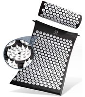 mata i poduszka do akupresury premium czarno-białe