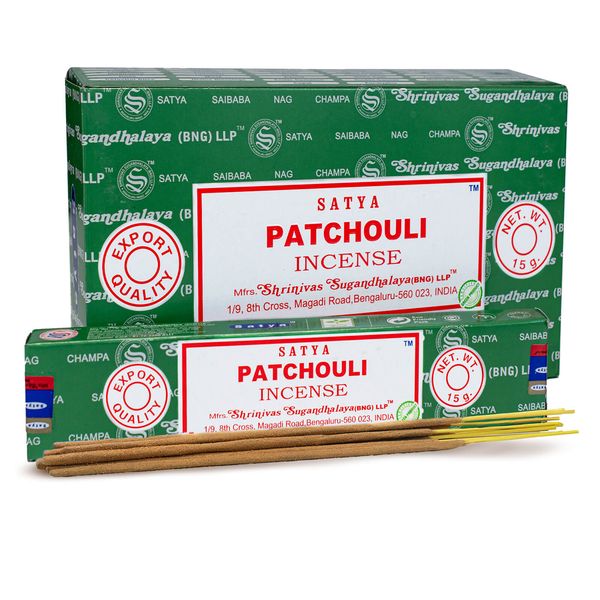 Kadzidła patyczkowe Satya – Patchouli zdjęcie 1
