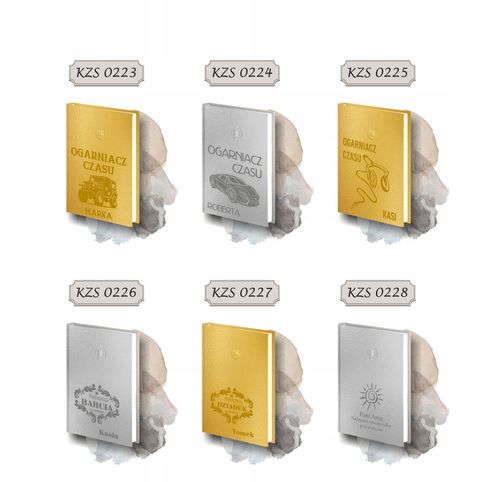 grawerowany kalendarz dzienny 2026 A5 złoty/srebrny TRANSPORT SPEDYCJA na Arena.pl