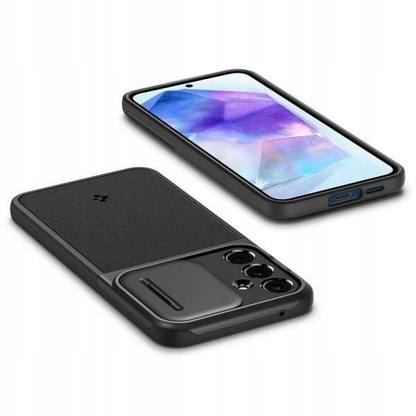 Etui Spigen Optik Armor Sam A55 czarny ACS07535 zdjęcie 12