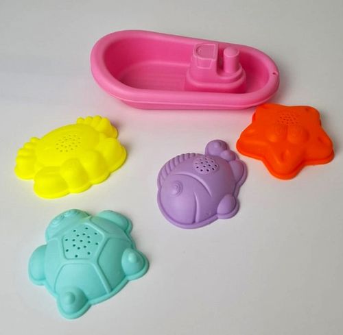 zabawki do piaskownicy Statek - różowy na Arena.pl