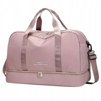 TORBA SPORTOWA RÓŻOWA SIŁOWNIĘ Podróżna Weekendowa POJEMNA Damska
