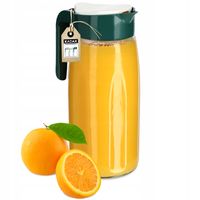SZKLANY DZBANEK Z POKRYWKĄ NA WODĘ SOK NAPÓJ 1,45L