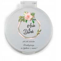 LUSTERKO personalizowane podziękowania dla gości ŚLUB WESELE kolorowe wzory