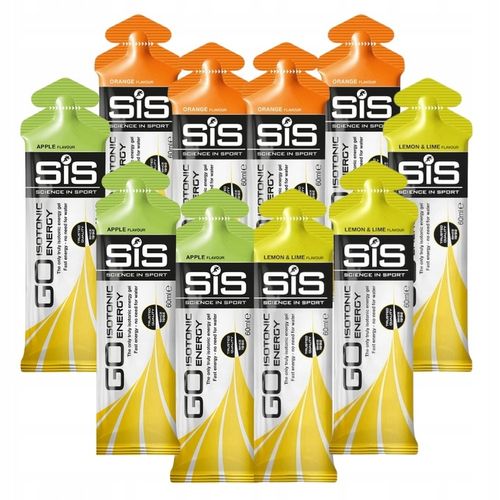 10x SIS GO ISOTONIC ŻEL ENERGETYCZNY 60 ml + GRATIS ISOTONIC DRINK 25 g na Arena.pl