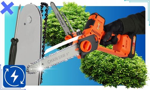 PIŁA AKUMULATOROWA ELEKTRYCZNA MINI 8" + DWA 2X AKUMULATORY 2.0Ah DO na Arena.pl