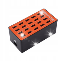 ŁADOWARKA USB 80W 16A QUICK CHARGER 20 PORTÓW