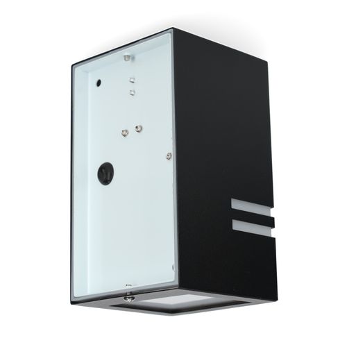 Lampa ścienna do ogrodu MICASA1 czarna na Arena.pl