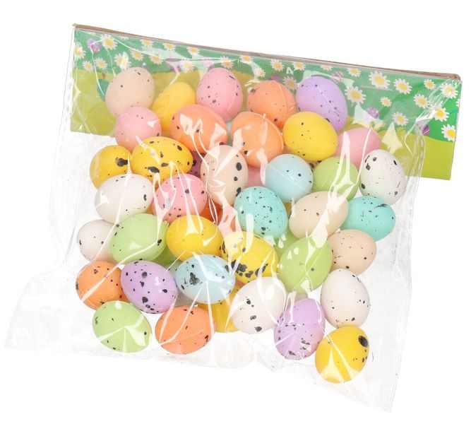 JAJKA PLASTIKOWE NAKRAPIANE PISANKI JAJKO 50SZT zdjęcie 4