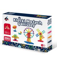 klocki małych geniuszy śniezynki 280 el. 7866