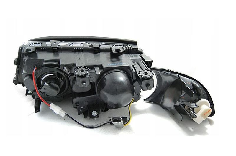 Lampy REFLEKTORY Do BMW E46 1999-2003 Rok COUPE CABRIO SOCZEWKI Ringi DEPO zdjęcie 5
