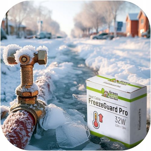 KABEL GRZEWCZY Z TERMOSTATEM DO INSTALACJI UPRAW SZKLARNI LICZNIKÓW 3,8M na Arena.pl