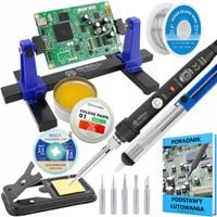LUTOWNICA PRECYZYJNA RT S601A 60W UCHWYT MONTAŻOWY TRZECIA RĘKA ZD-11E ZEST