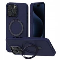 Etui Ring Mercury MagSafe Stand Silicone iPhone 15 Pro Max 6,7" niebieski /