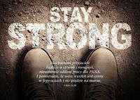 Kartka składana 26 z wersetem Moi kochani przyjaciele