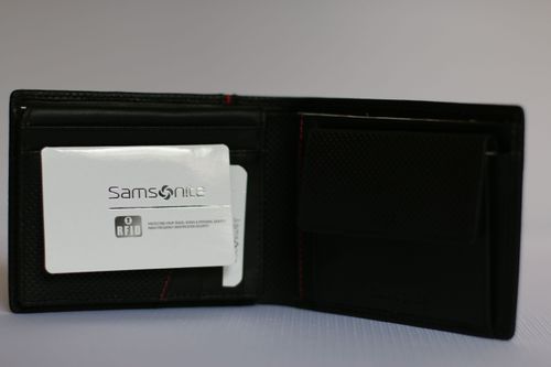 SAMSONITE PORTFEL MĘSKI PERFORATED RFID CZARNY na Arena.pl