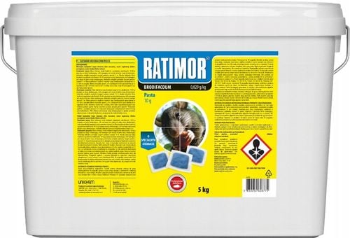 RATIMOR Trutka na szczury i myszy pasta - Trucizna Brodifakum 29ppm na Arena.pl