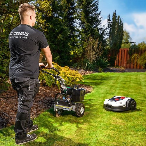 VONBLON KVM600MH-LI URZĄDZENIE MASZYNA AKUMULATOROWA DO UKŁADANIA PRZEWODU KABLA KABLI NA TRAWNIKU PORTABLE WINCH - OFICJALNY DYSTRYBUTOR - AUTORYZOWANY DEALER CEDRUS na Arena.pl