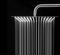 KWADRATOWA DESZCZOWNICA NATRYSKOWA CIENKA PRYSZNICOWA RUCHOMA SLIM 25x25