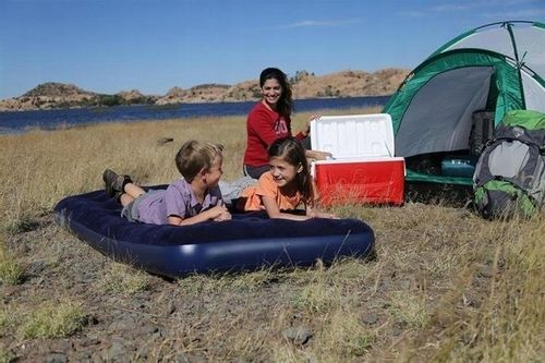 MATERAC DMUCHANY DO SPANIA WELURWY 188x99x22 cm BESTWAY z POMPKĄ na Arena.pl