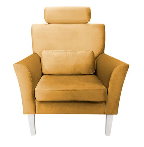 Fotel DENVER nogi białe MG15 na Arena.pl