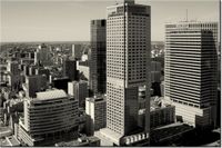 100 70CM OBRAZ PŁÓTNO WARSZAWA PŁÓTNO RAMA