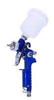 pistolet lakierniczy mini dysza 1.0mm hp 125ml h2000 niebieski auarita