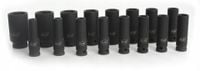 ZESTAW NASADEK UDAROWYCH NASADOWYCH DO KLUCZA PNEUMAT. 1/2'' 8-32mm 16EL