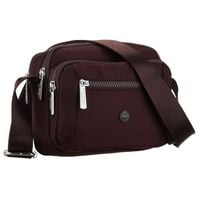 bordowa listonoszka damska z poliestru zawieszona