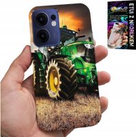 ETUI DO OPPO FIND X5 LITE - TRAKTOR CIĄGNIK ROLNICZY FARMA + SZKŁO