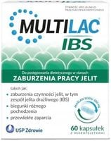 MULTILAC IBS probiotyk zaburzenia pracy jelit biegunka 60 kapsułek