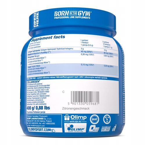 OLIMP COLLAREGEN 400g KOLAGEN STAWY WITAMINA C na Arena.pl