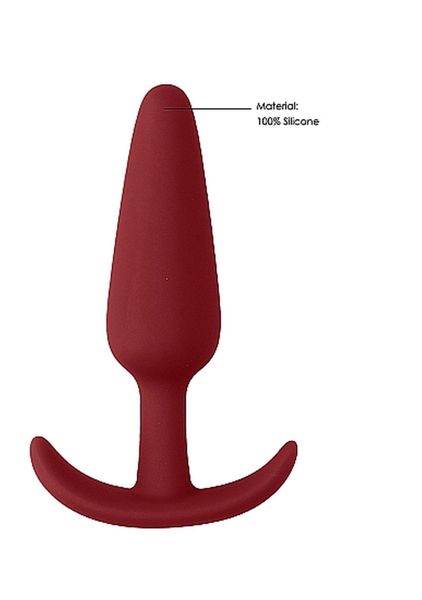 Slim Butt Plug - Red zdjęcie 5