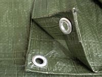 PLANDEKA 5x6 ZIELONA OKRYCIOWA OSŁONA OCHRONNA POKROWIEC LAMINOWANA 6x5