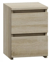 Stolik Nocny 2 Szuflady 30 cm Sonoma MALWINA II TS - 6 Kolorów