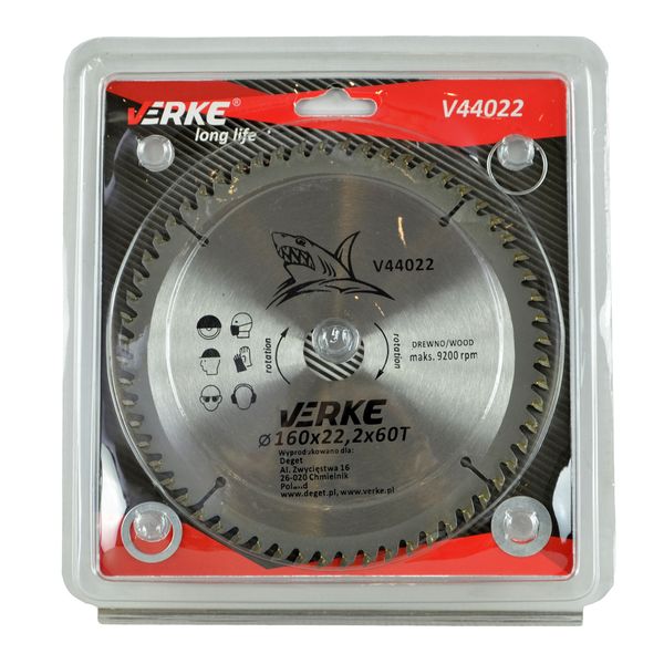 PIŁA TARCZA WIDIOWA DO CIĘCIA DREWNA 140x22,2 30 ZĘBÓW VERKE V44010 zdjęcie 3