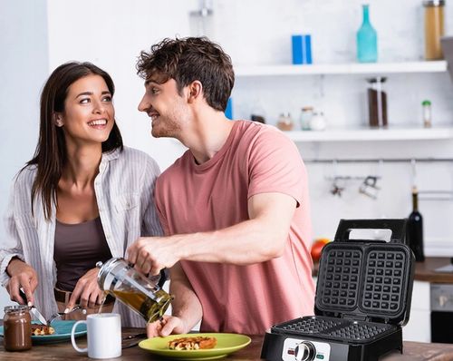 GOFROWNICA IDEAL 2DUŻE CHRUPIĄCE GOFRY MOCNA 2000W NIEPRZYWIERAJĄCA na Arena.pl
