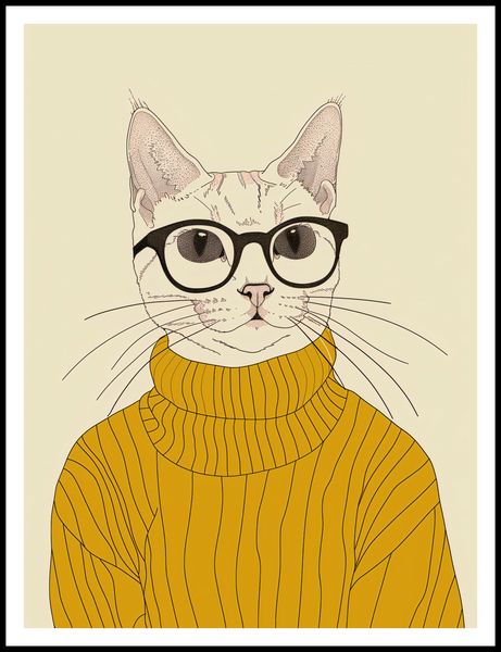 Plakat 75x100cm Intelektualista zdjęcie 3