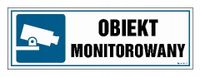 Obiekt Monitorowany - Tabliczka 15 X 5 Pn - Płyta