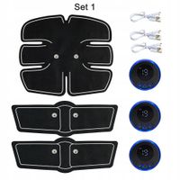 ELEKTROSTYMULATOR STYMULATOR MIĘŚNI BRZUCHA EMS MASAŻER TRENER ODCHUDZAJĄCY