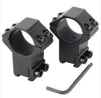 Montaż do lunety dwuczęściowy Genetic wysoki 1″ szyna 11 mm dovetail, kołek