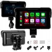 TABLET STACJA MOTOCYKLOWA MULTIMEDIALNA NAWIGACJA CARPLAY ANDROID AUTO