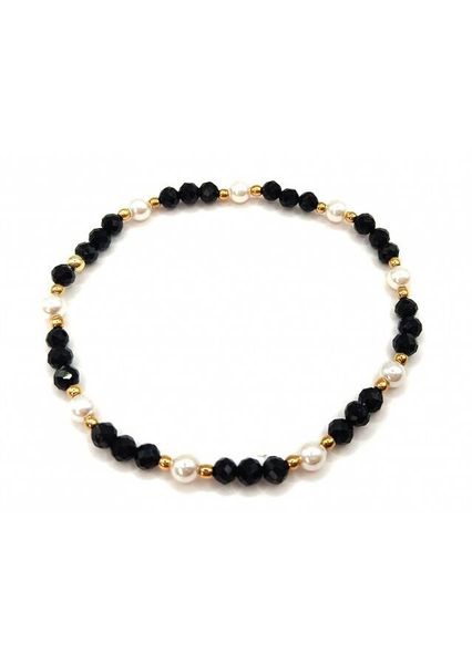 Bransoletka TURMALIN PERŁA 925 zdjęcie 1